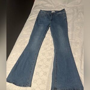 Blue savvy Classic Blue Flare Jeans for Women